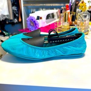 Tieks blue - flats size 8 - worn once